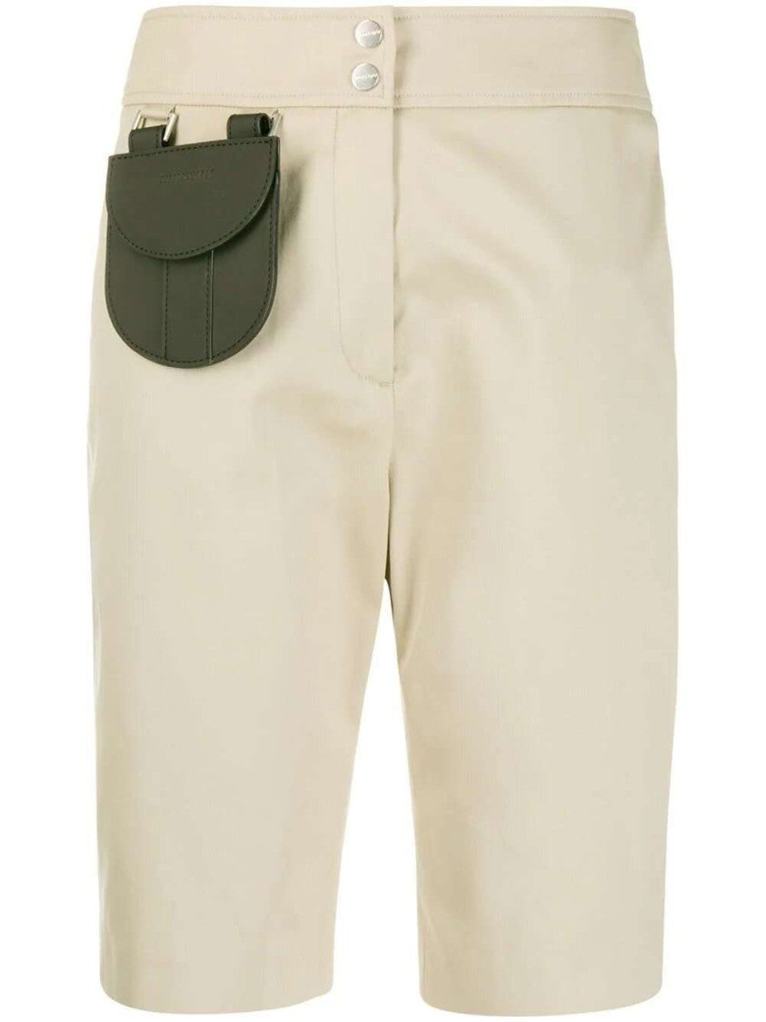 Palm Angels Contrasting Pocket Knee-Length Shorts