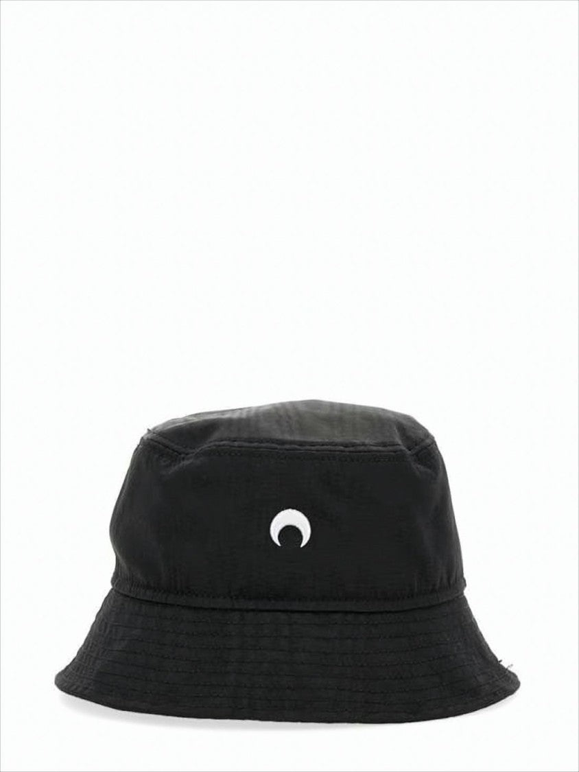 Marine Serre Cotton Bucket Hat With Crescent Moon Emblem
