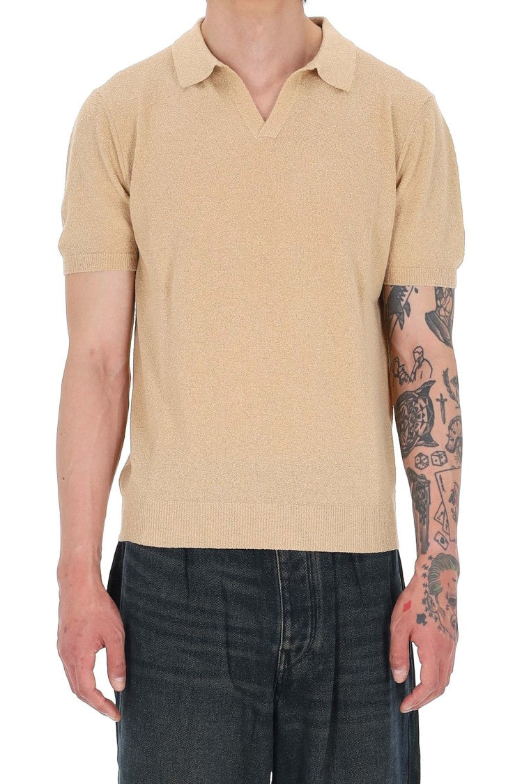 Drumohr Light Cotton Toweling Polo Shirt