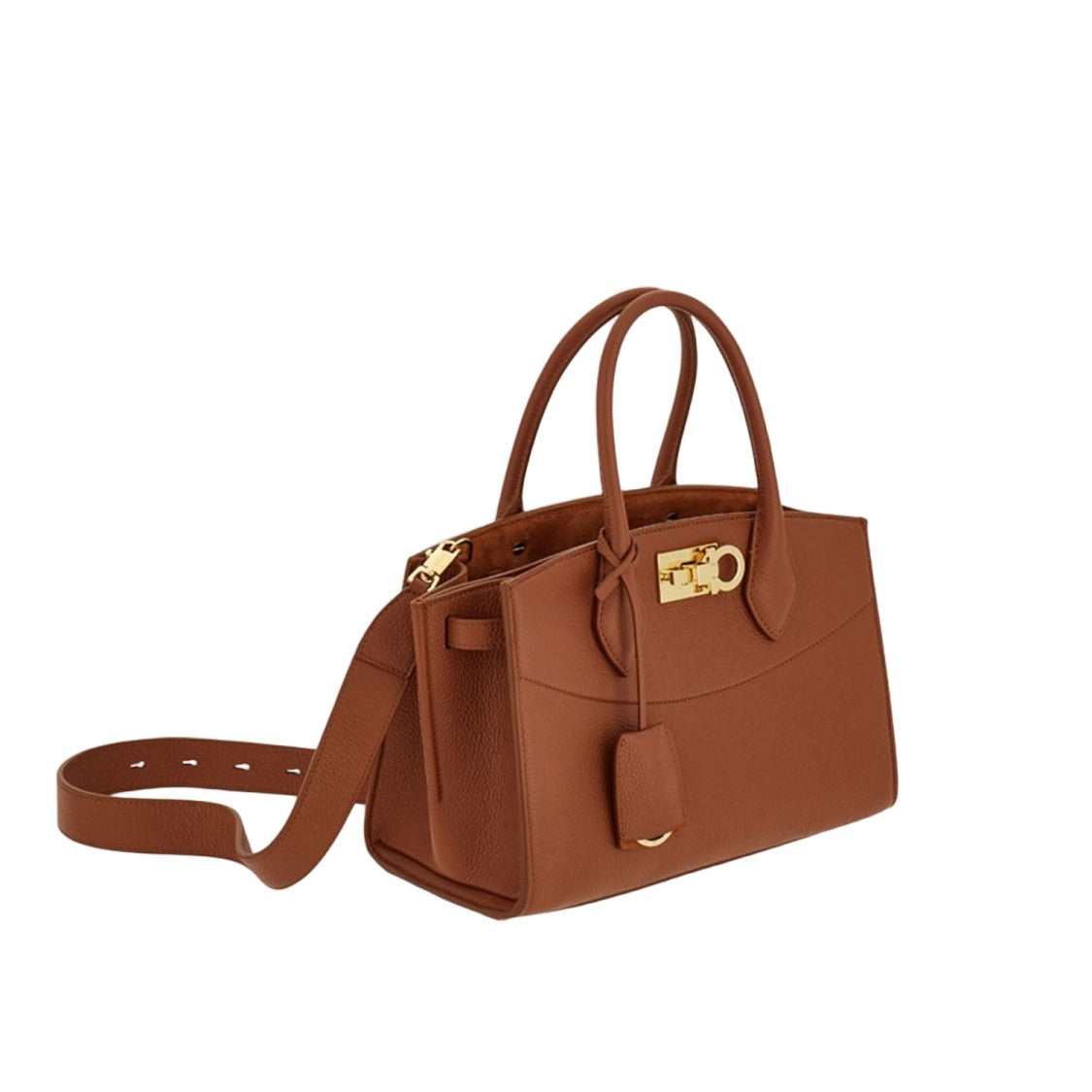 Salvatore Ferragamo Hammered Leather Handbag