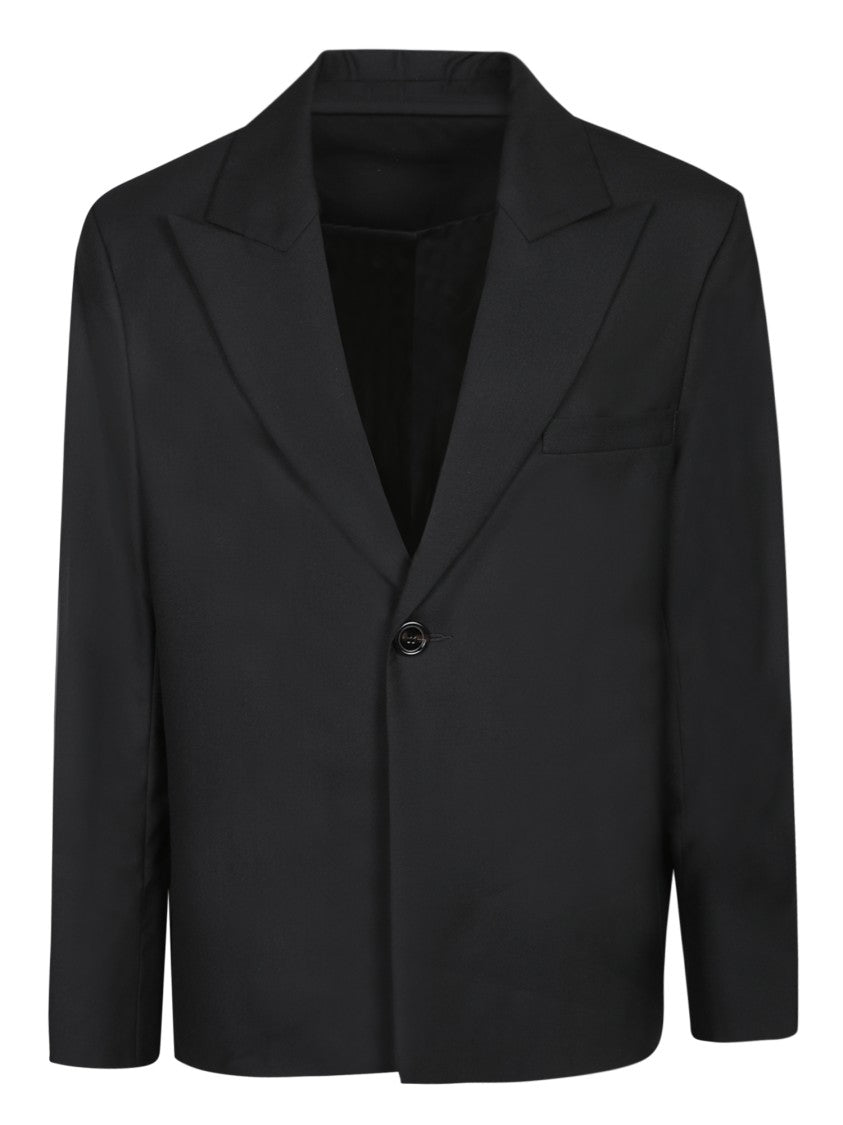 Séfr Tailored Black Blazer With Notch Lapels