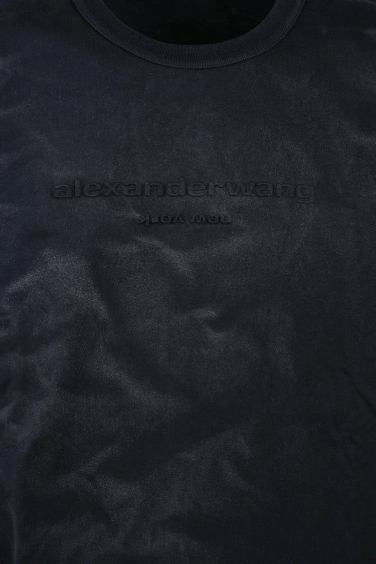 Alexander Wang Boxy Fit Black T-Shirt