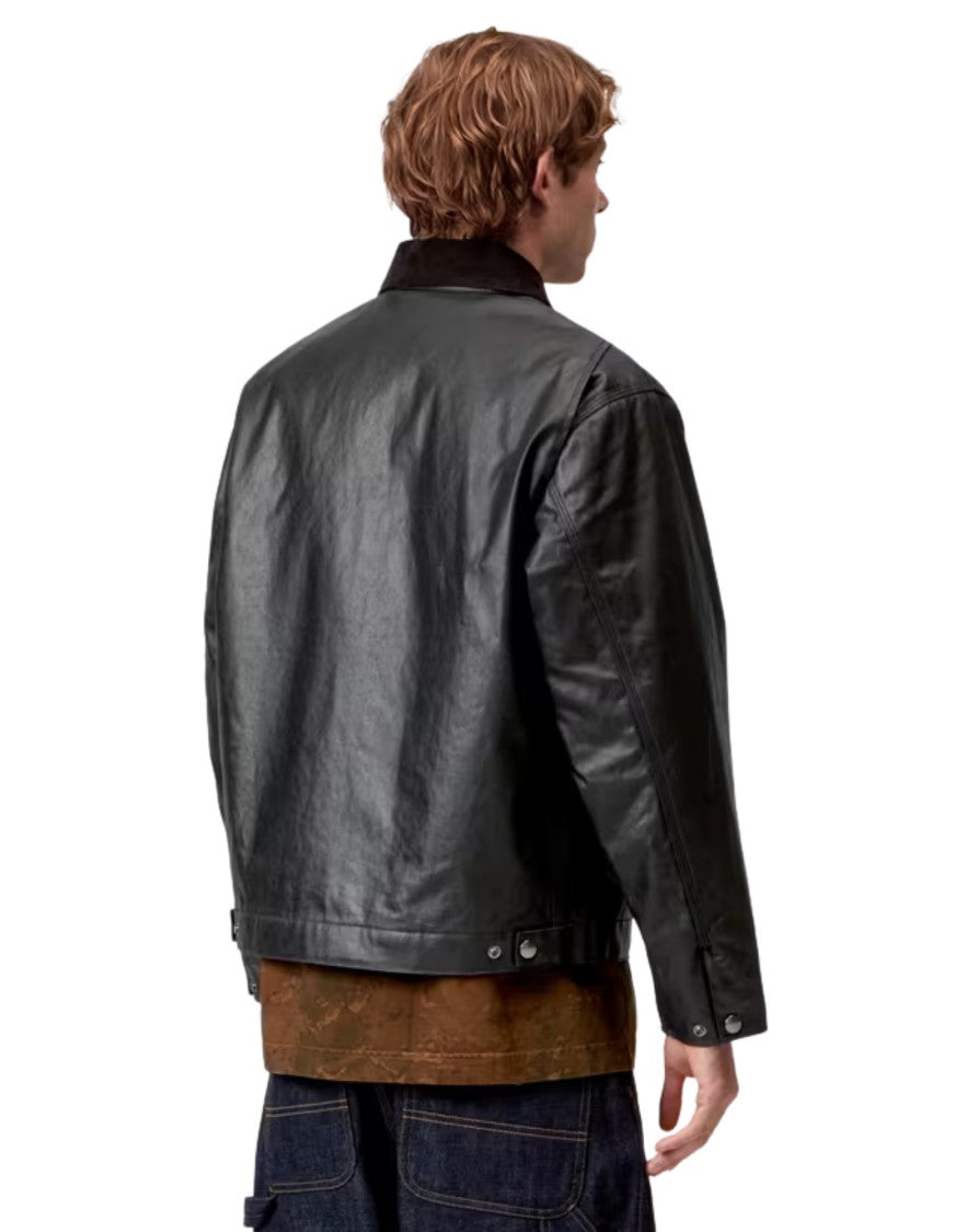 Carhartt Wip Black Og Dean Heavyweight Canvas Quilted Jacket