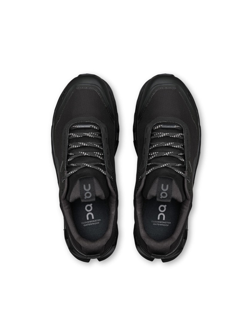 On Cloudmster 1 Waterproof Dynamic All-Black Sneakers