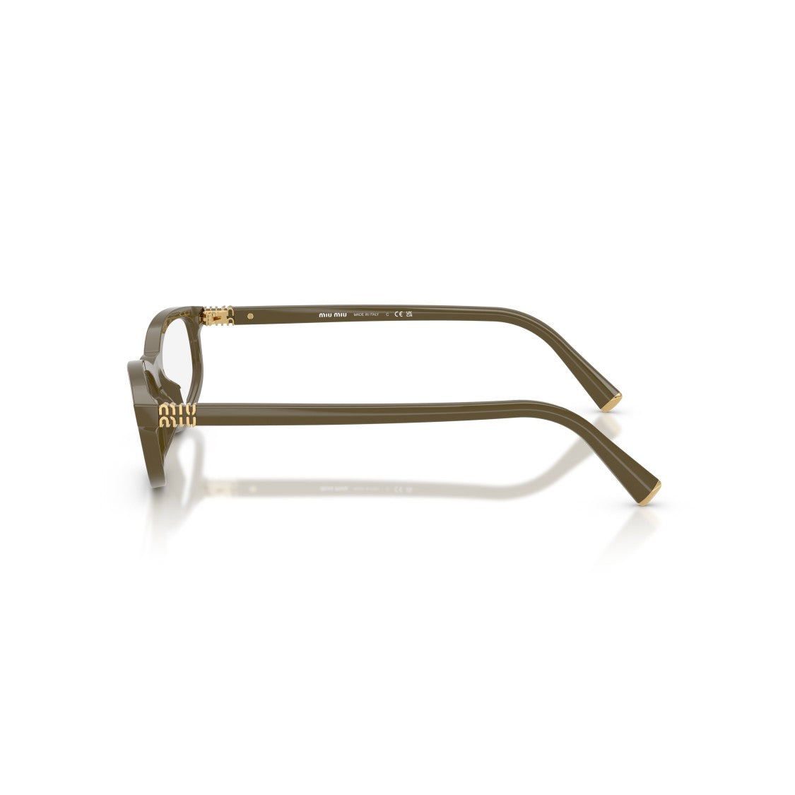 Miu Miu 0Mu 01Zv Rectangular Acetate Eyeglasses