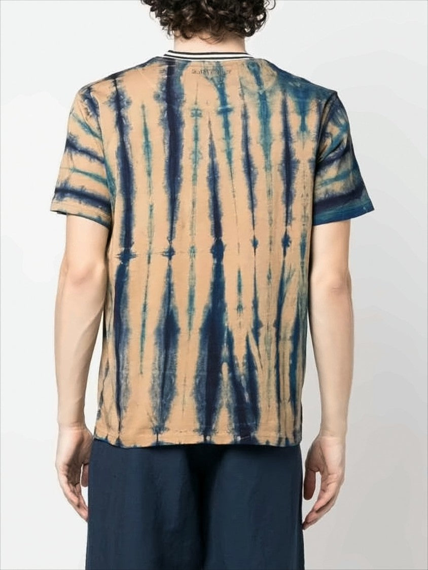 Wales Bonner Tie-Dye Short-Sleeve T-Shirt With Contrasting Details
