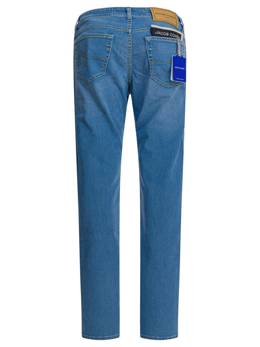 Jacob Cohen Classic Straight-Leg Light Blue Jeans