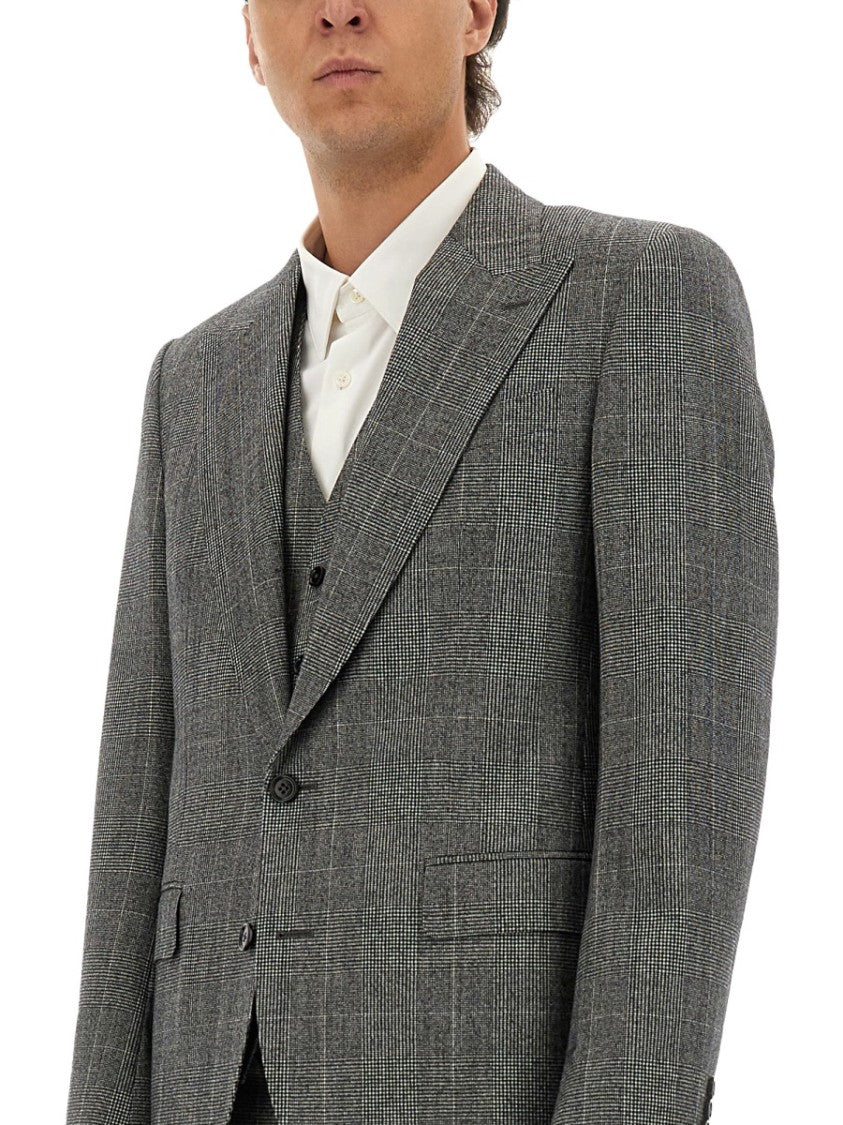 Dolce & Gabbana Tailored Three-Piece Suit With Structured Blazer