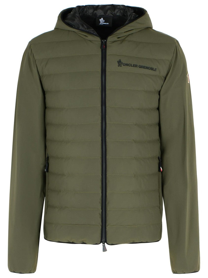 Moncler Grenoble Green Polyamide Blend Jacket