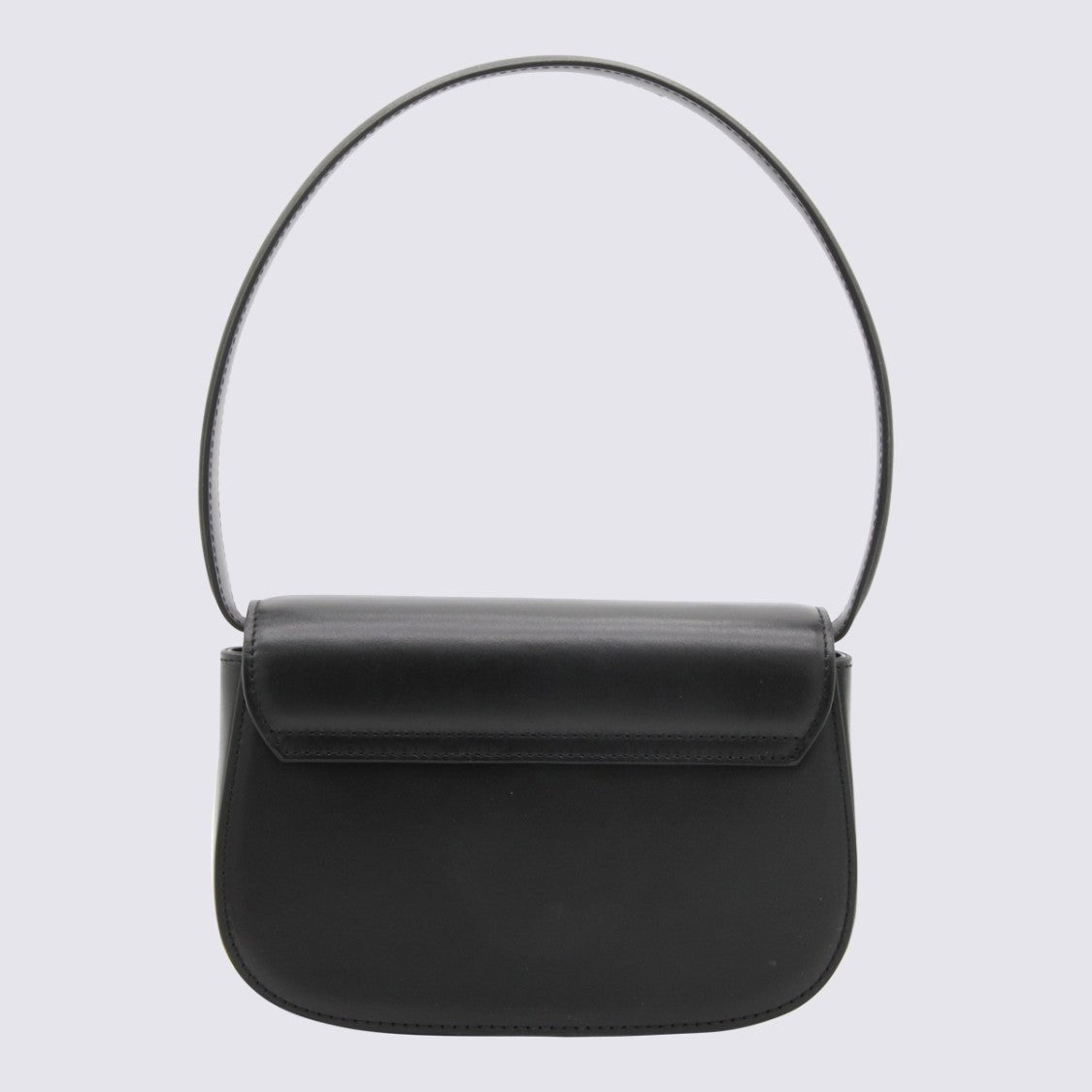 Diesel 1Dr Black Leather Shoulder Bag
