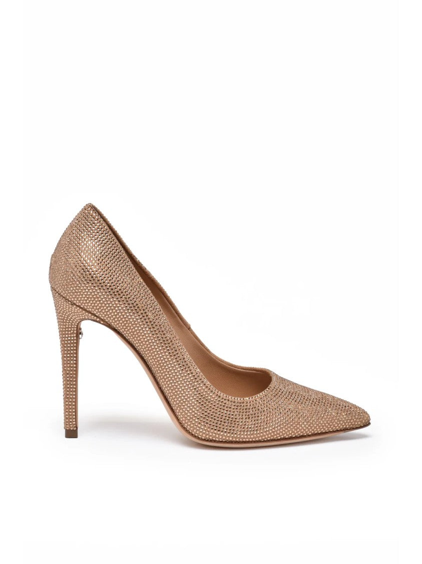 Salvatore Ferragamo Beige Leather Ilary Pumps