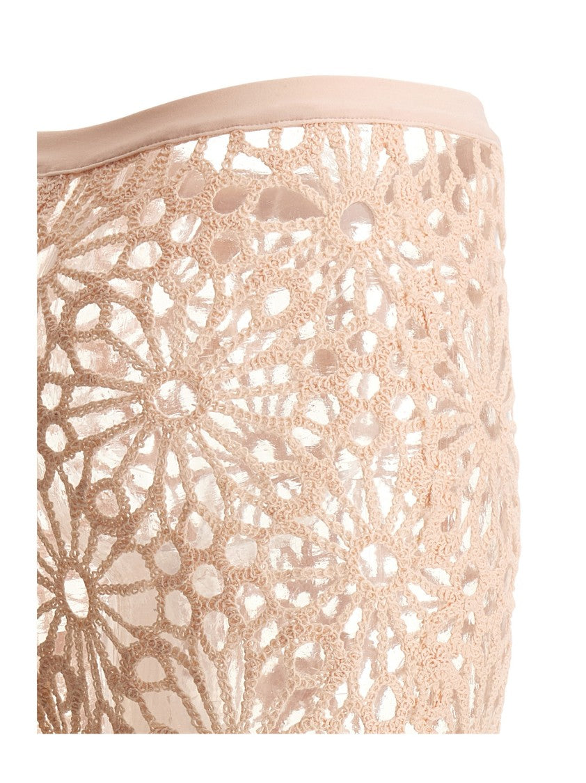 Norma Kamali 'Crochet' Pants