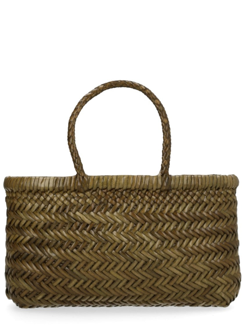 Dragon Diffusion Neutrals Flat Gora Rectangular Tote Bag