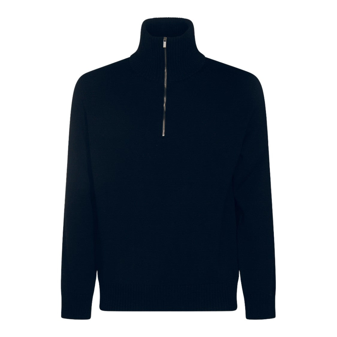 Altea Deep Blue Sweater With High Collar