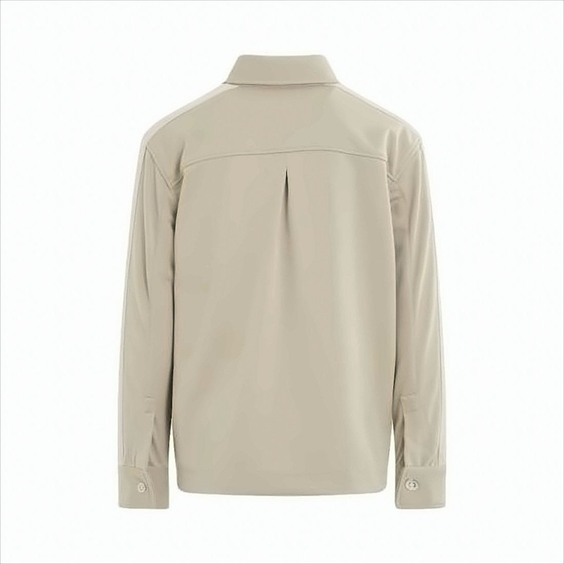 Palm Angels Long-Sleeve Button-Down Shirt With Subtle Logo