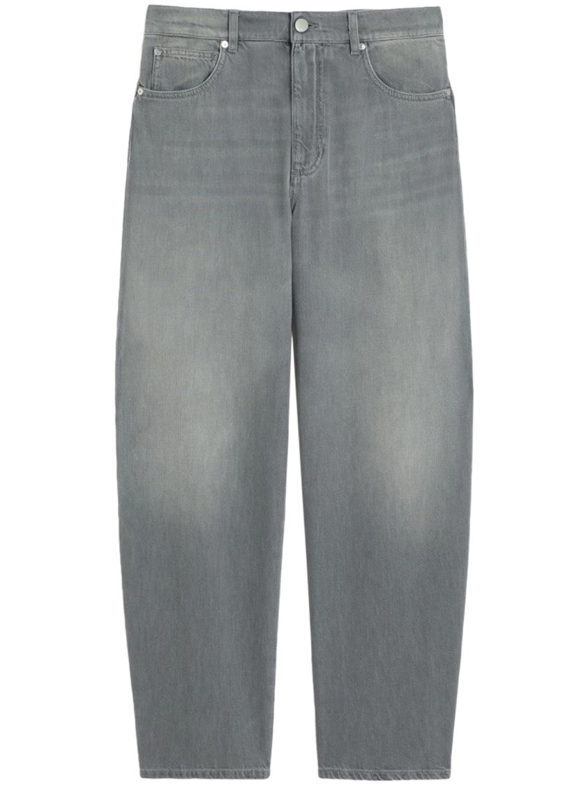 Max Mara Wide-Leg Denim Pants With Classic Five-Pocket Design