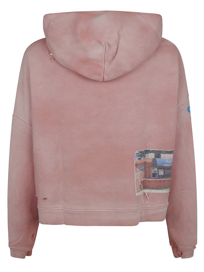 Paly Cropped Oki Dog Hoodie