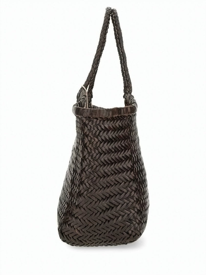 Dragon Diffusion Woven Calf Leather Shoulder Bag
