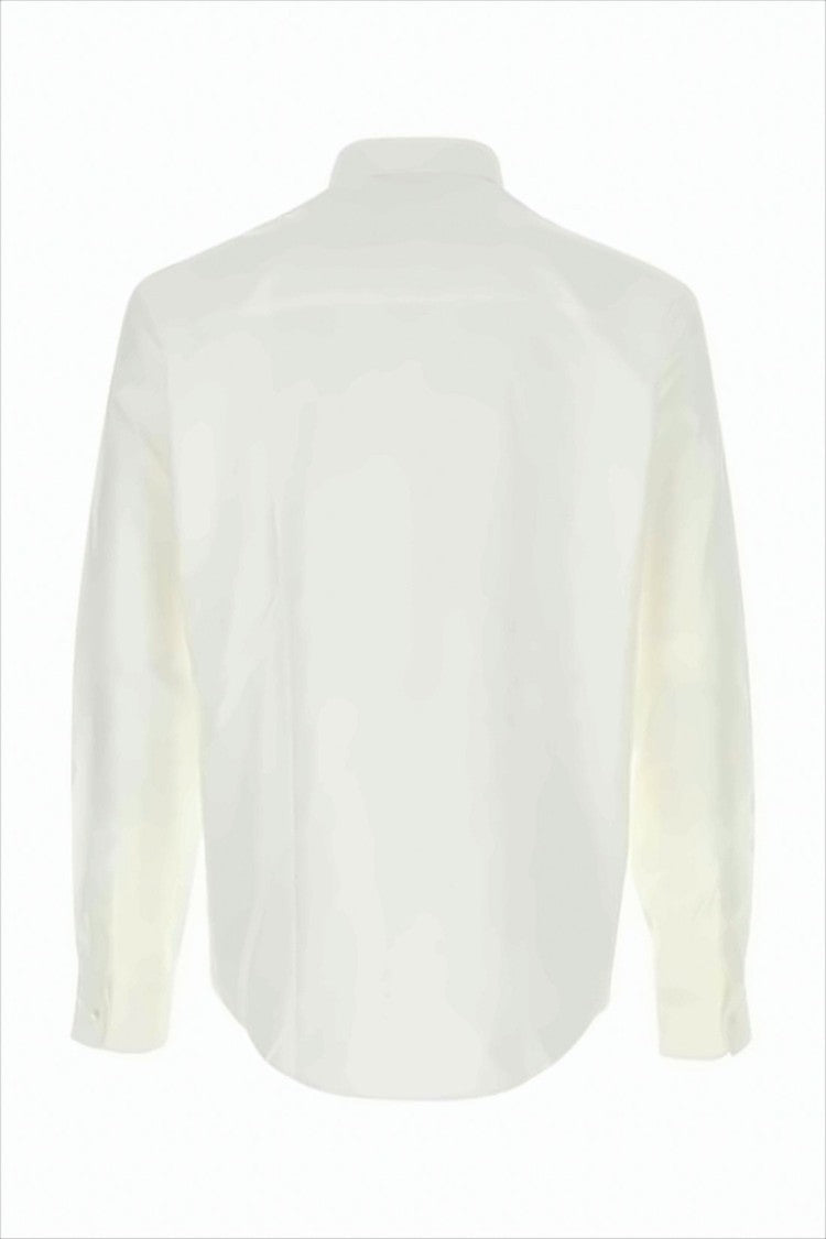 Maison Kitsuné Long-Sleeve Classic Button-Down Shirt With Embroidered Fox Logo