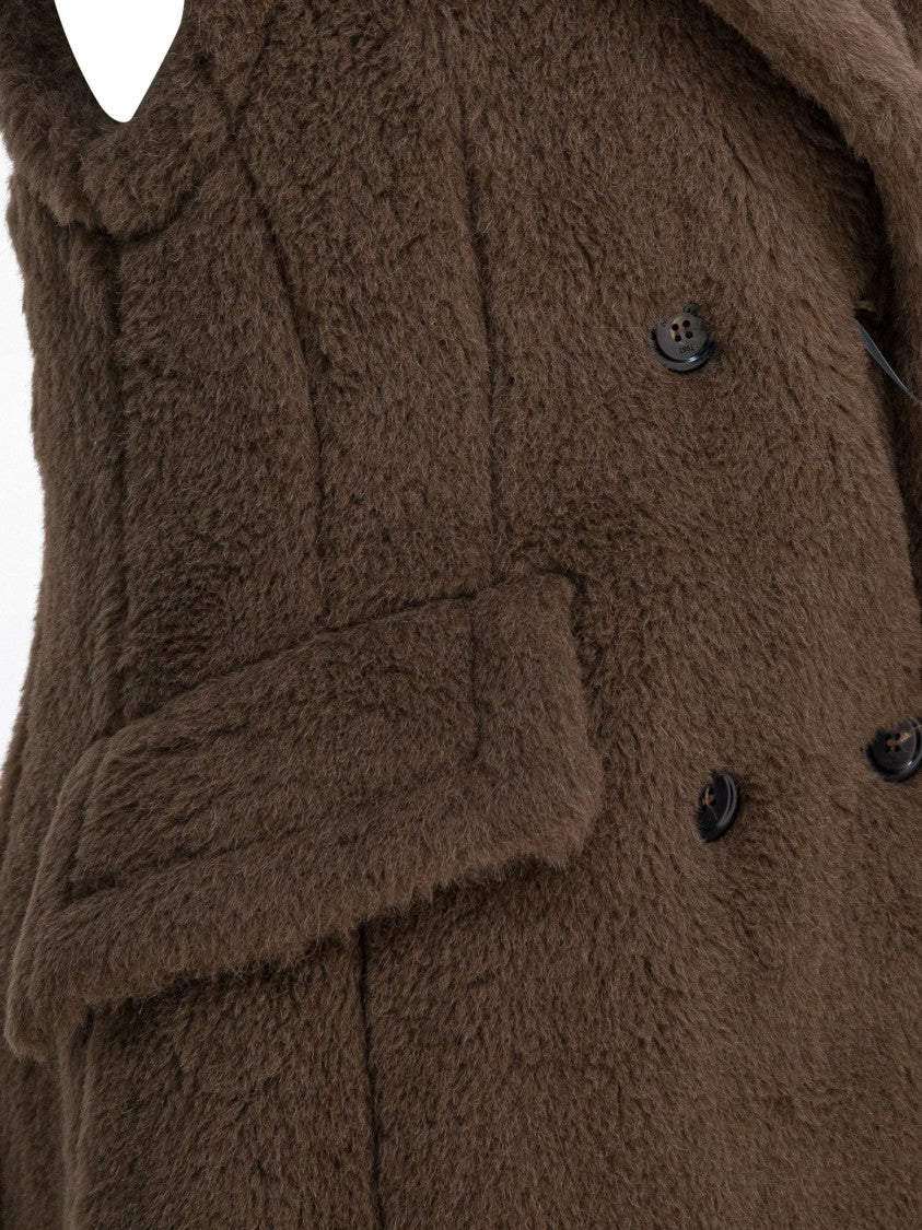 Max Mara Sleeveless Jacket In Alpaca