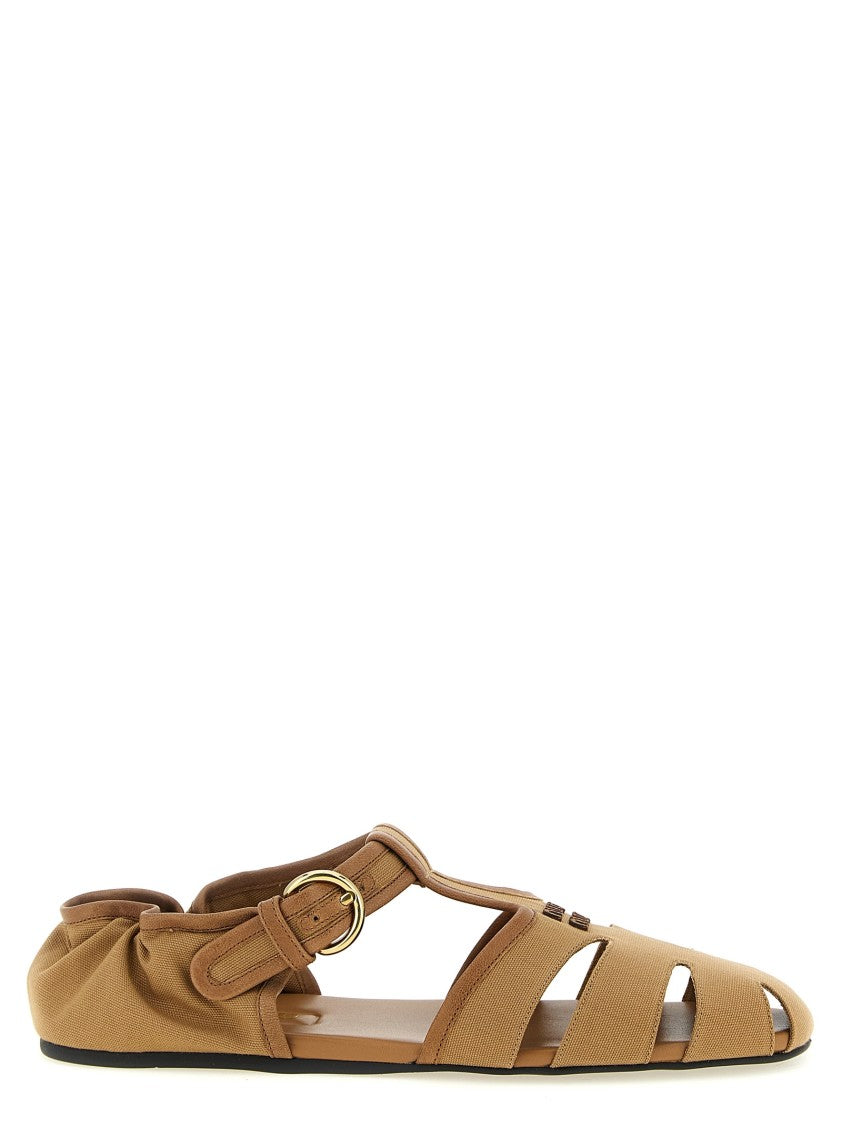 Miu Miu 'Ruches' Sandals