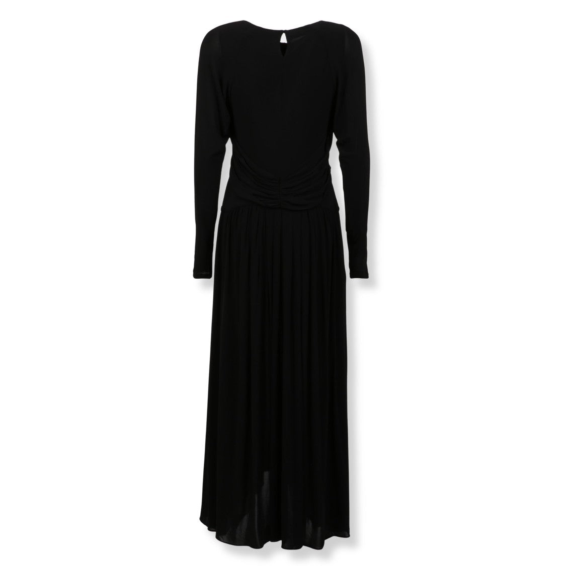 Isabel Marant Draped Maxi Dress With Vertical Pleats