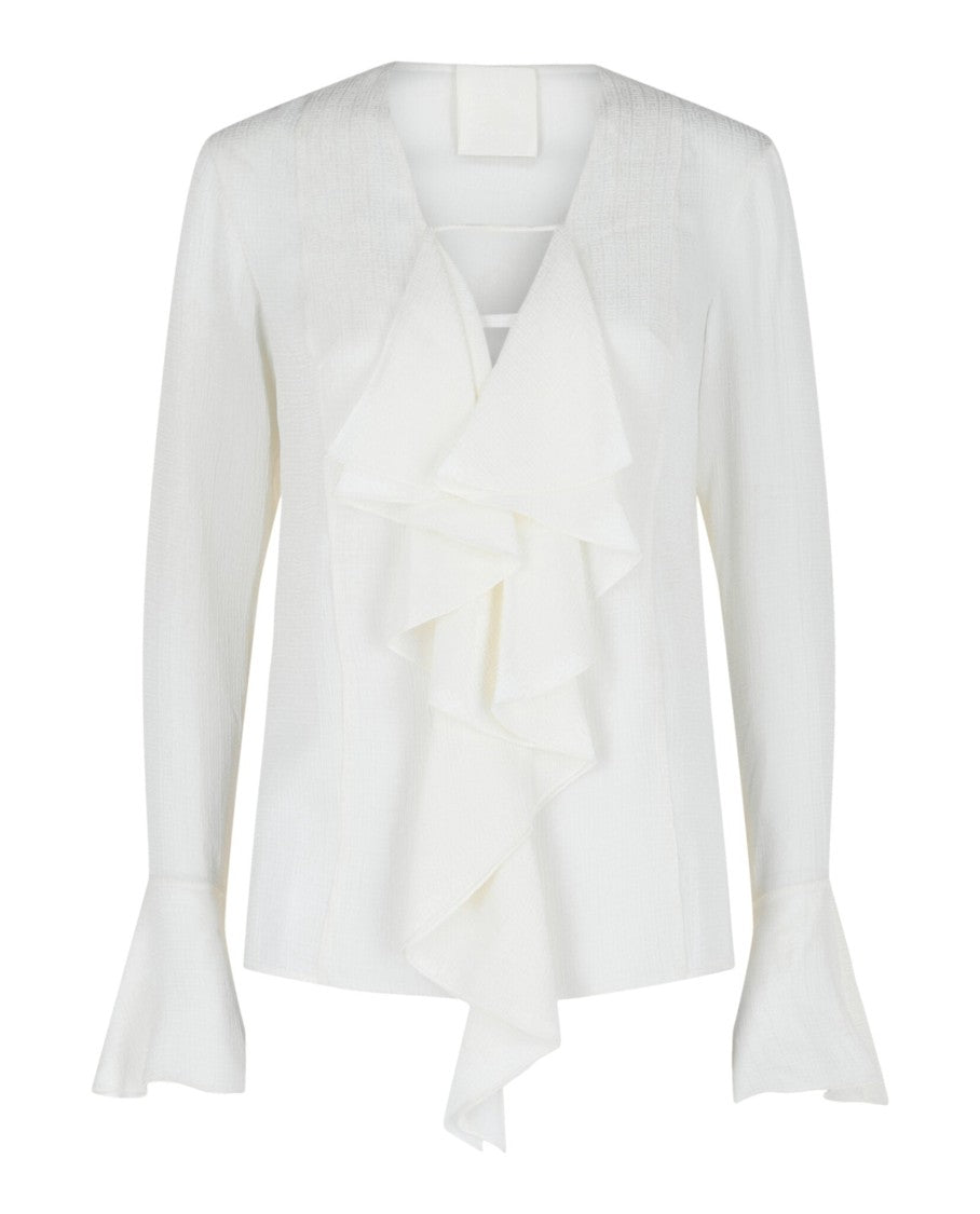 Givenchy 4G Pattern Silk Blouse