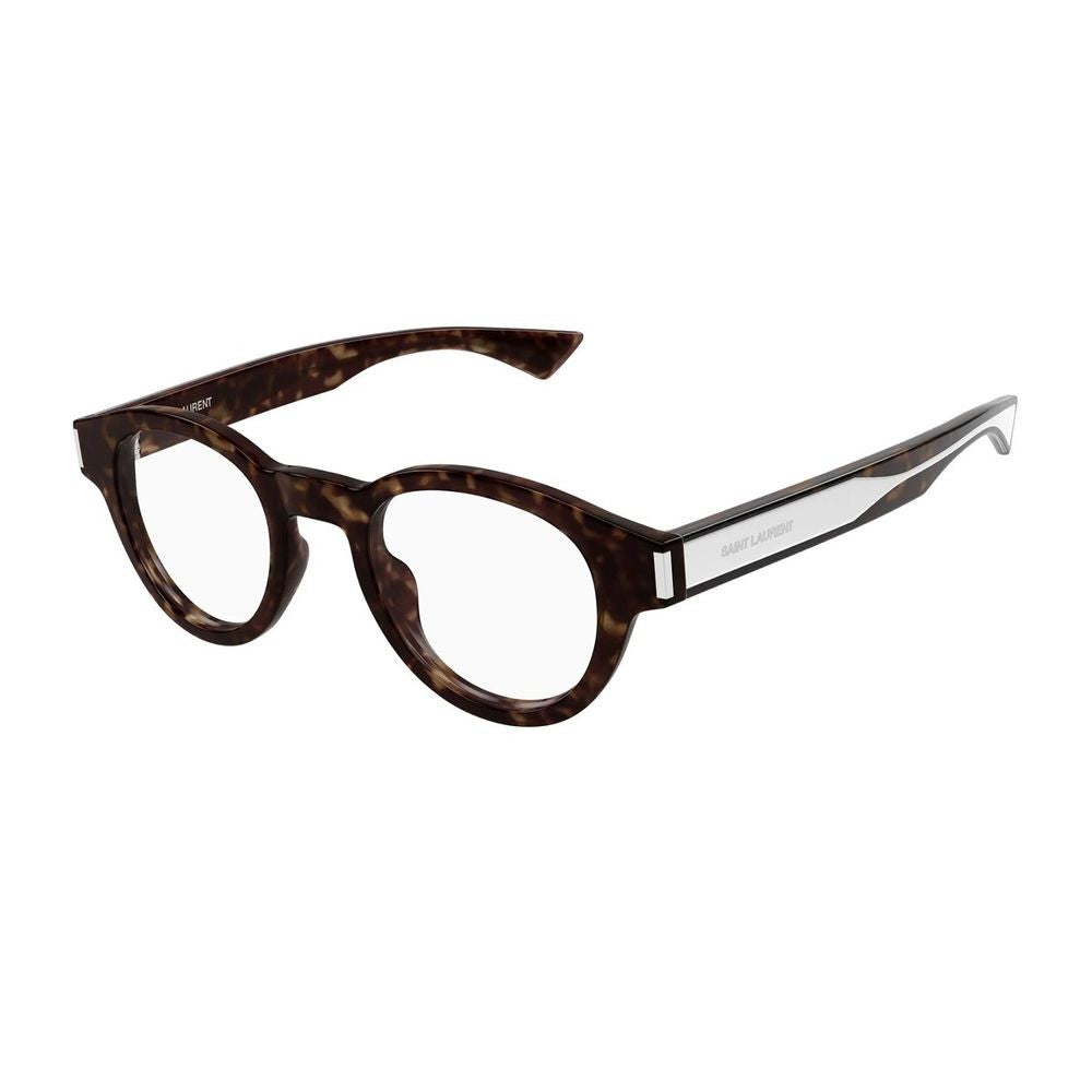 Saint Laurent Sl 792 Linea Corner Angle Havana Tortoiseshell Optical Glasses