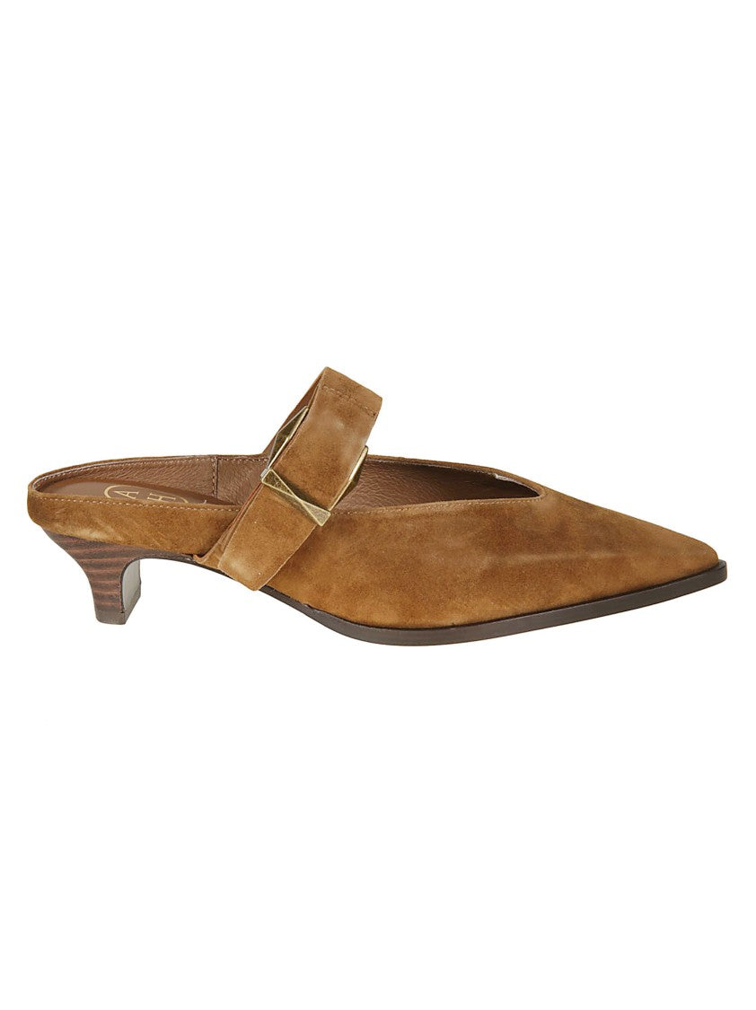 Ash Tessa Pointed Toe Suede Mules
