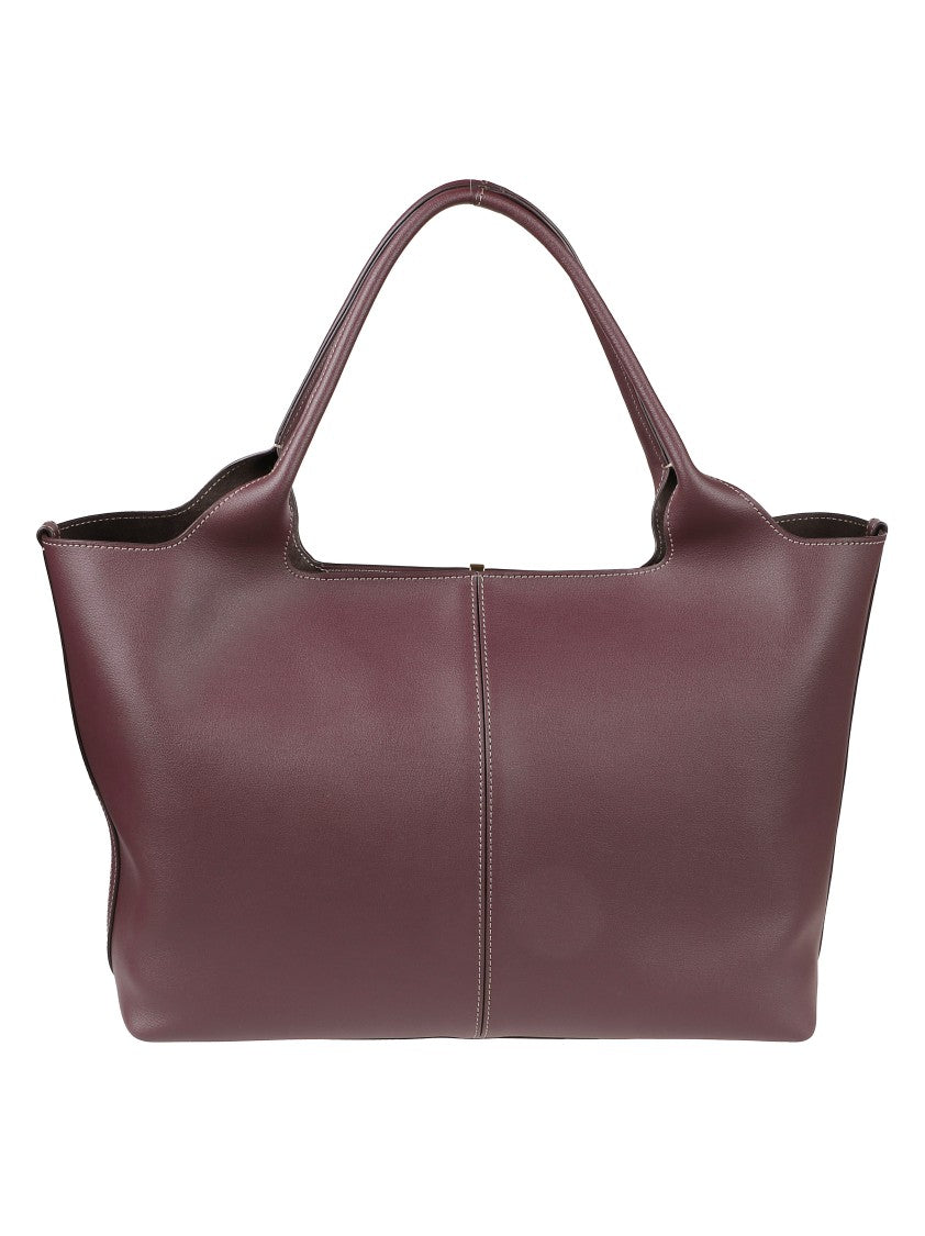 Tod's Structured Tote Bag With Smooth Matte Finish