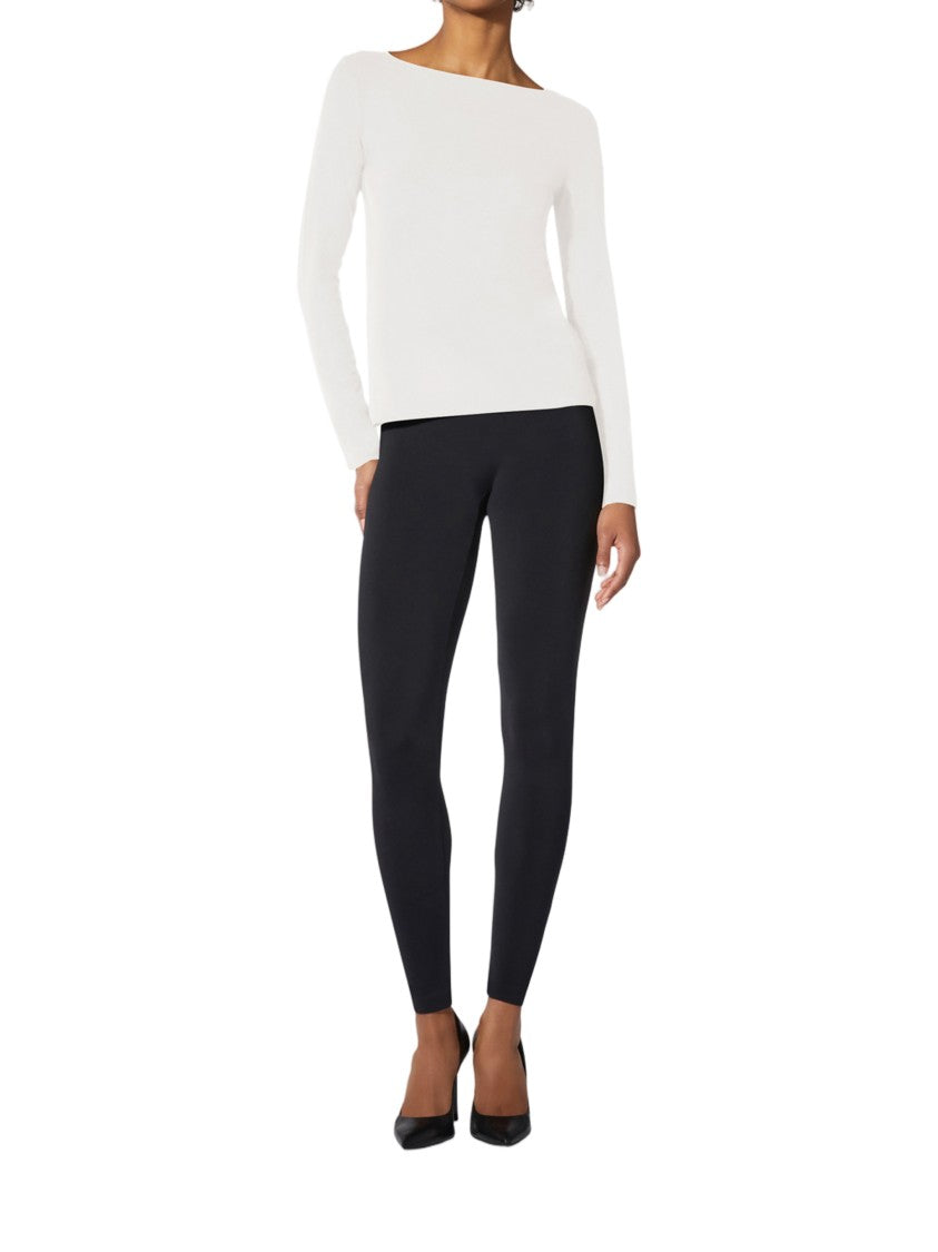 Wolford White Pure Top Long-Sleeve Seamless Top