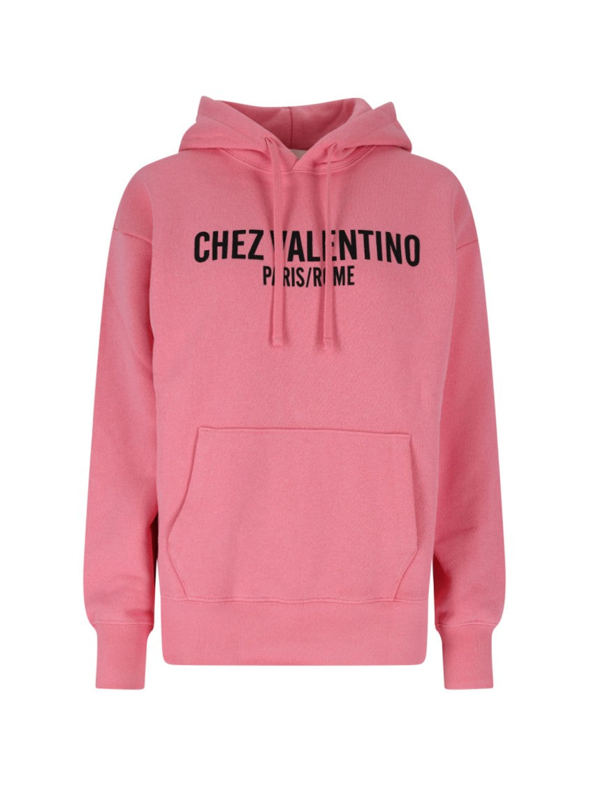 Valentino Logo Hoodie – Pink
