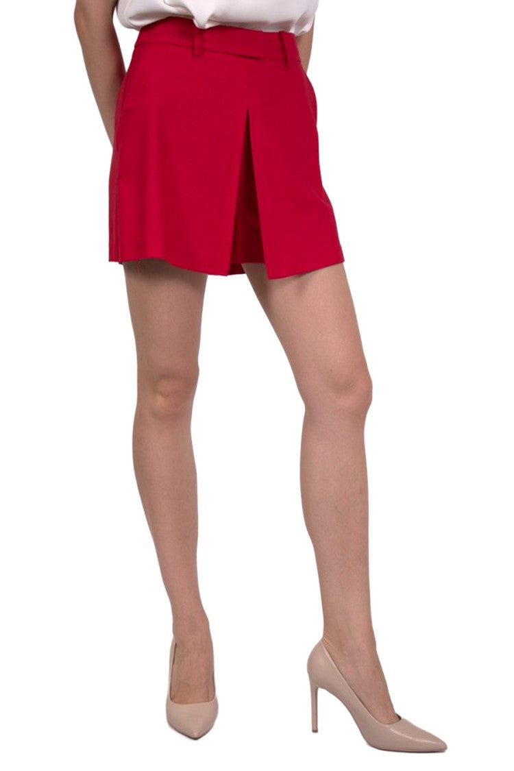 Simona Corsellini Red Cotton Shorts