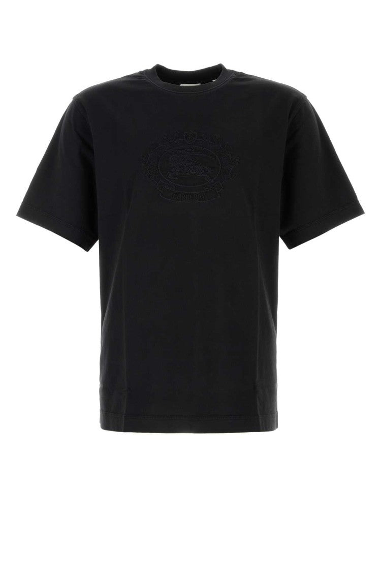 Burberry Black Cotton T-Shirt