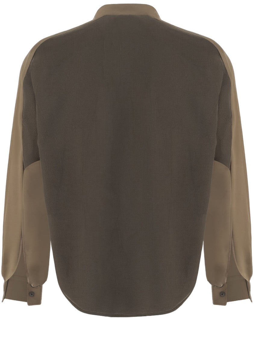 And Wander Nylon Shirt With Contrast Back Panel