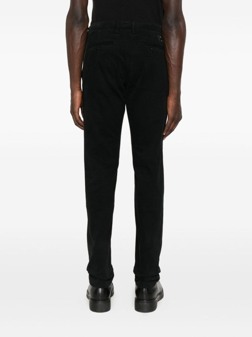 Jacob Cohen Slim-Fit Black Trousers