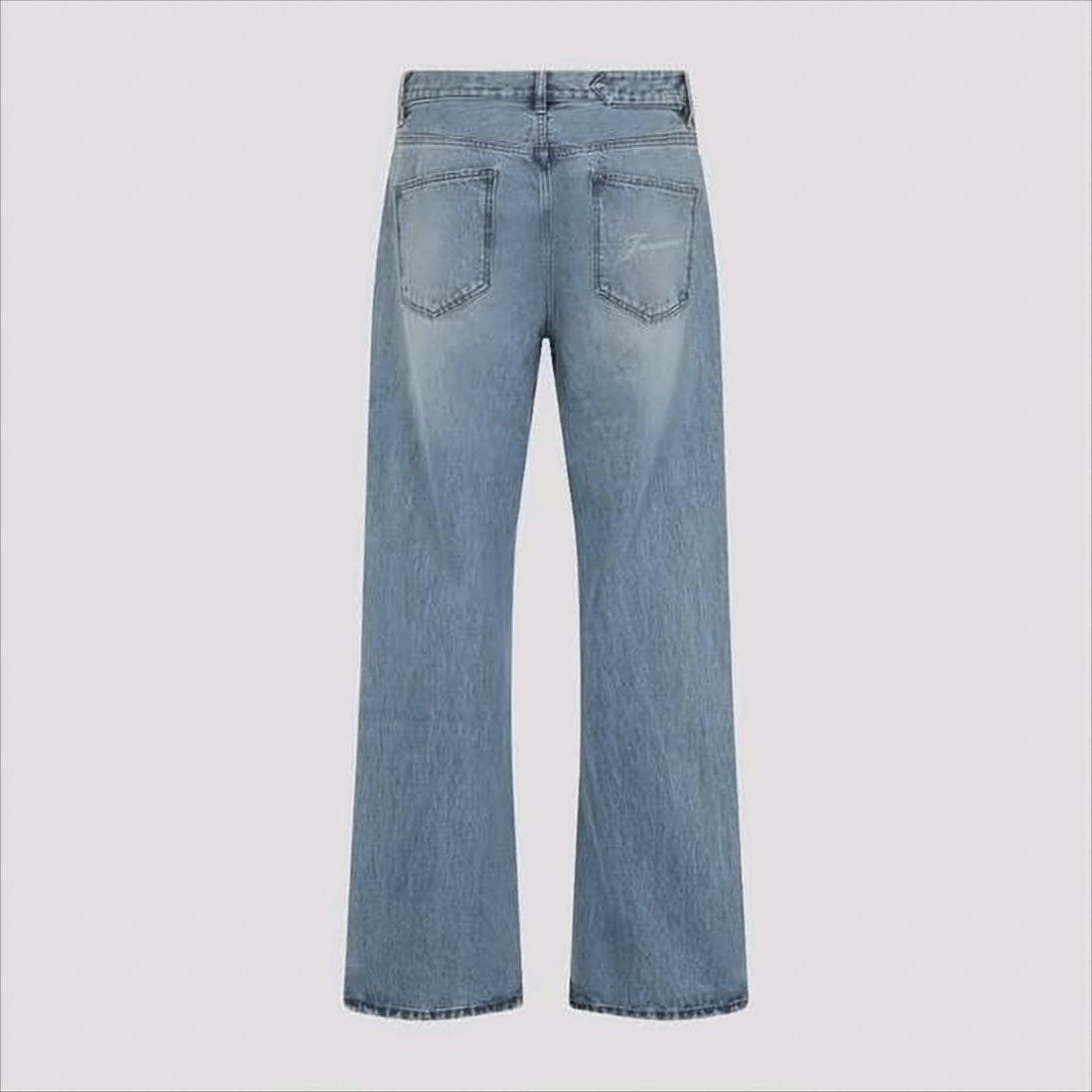 Jacquemus Light Blue Straight-Leg Denim Pants