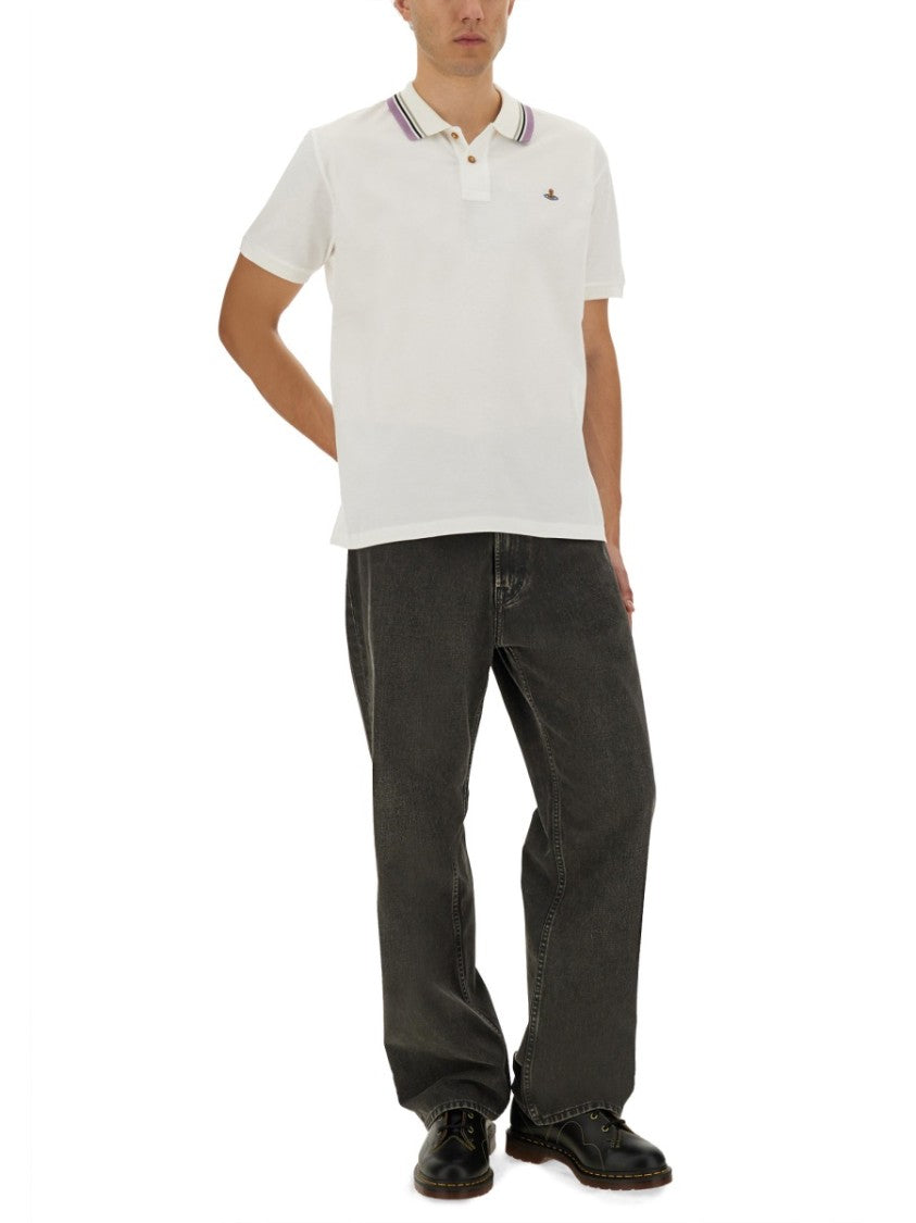 Vivienne Westwood Cotton Pique Polo Shirt