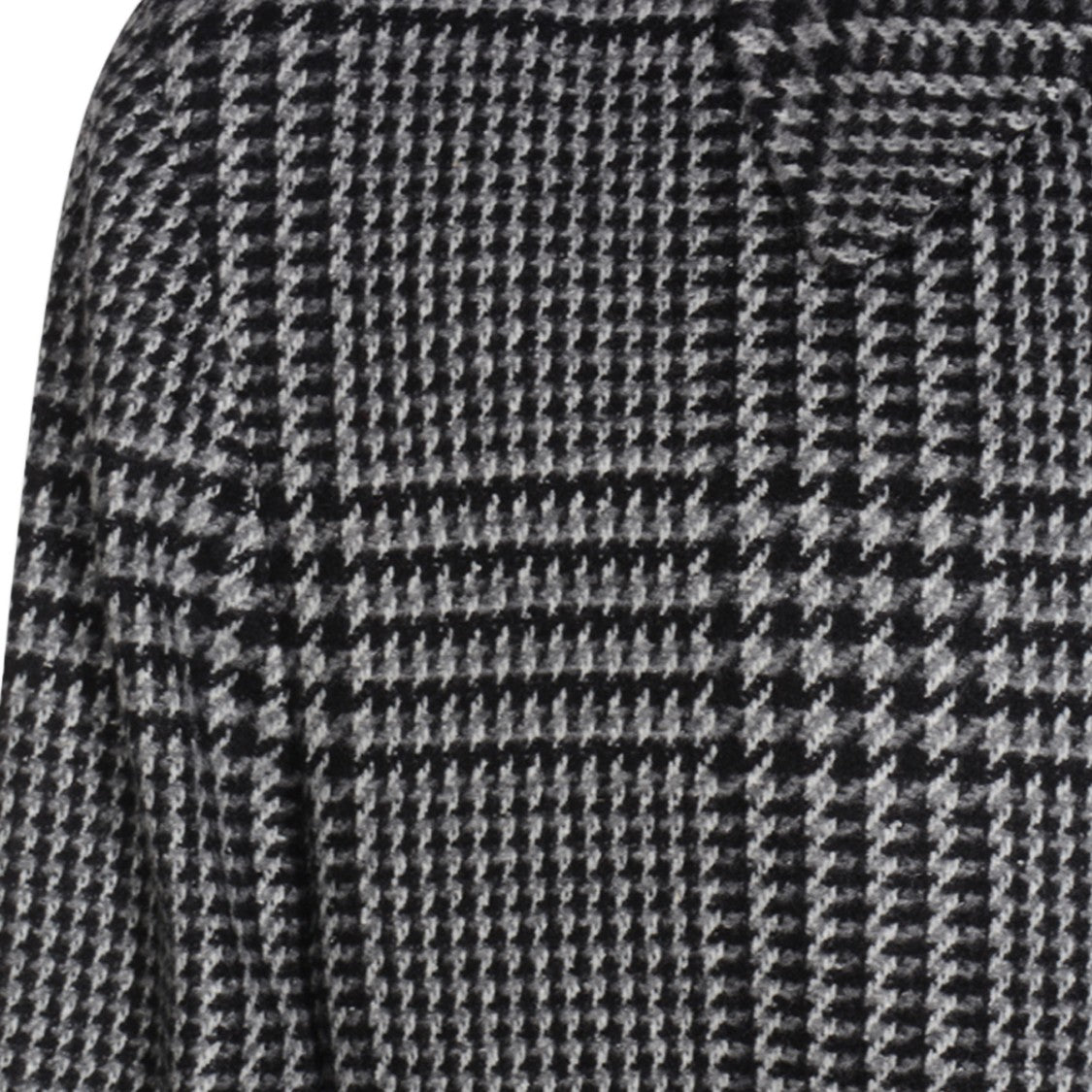 Zegna Houndstooth Patterned Coat With Tailored Waist