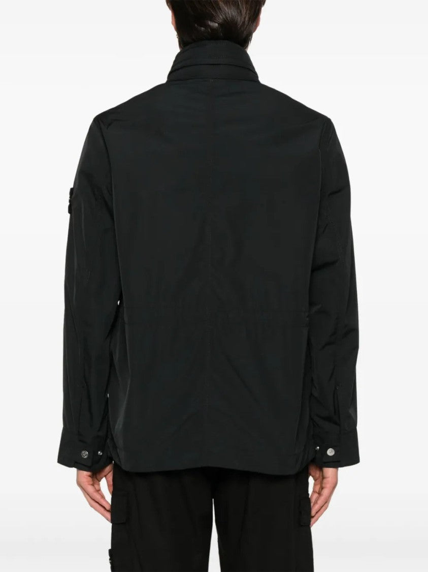 Stone Island Field Jacket With Concealed Fastenings And Modern Silhouette