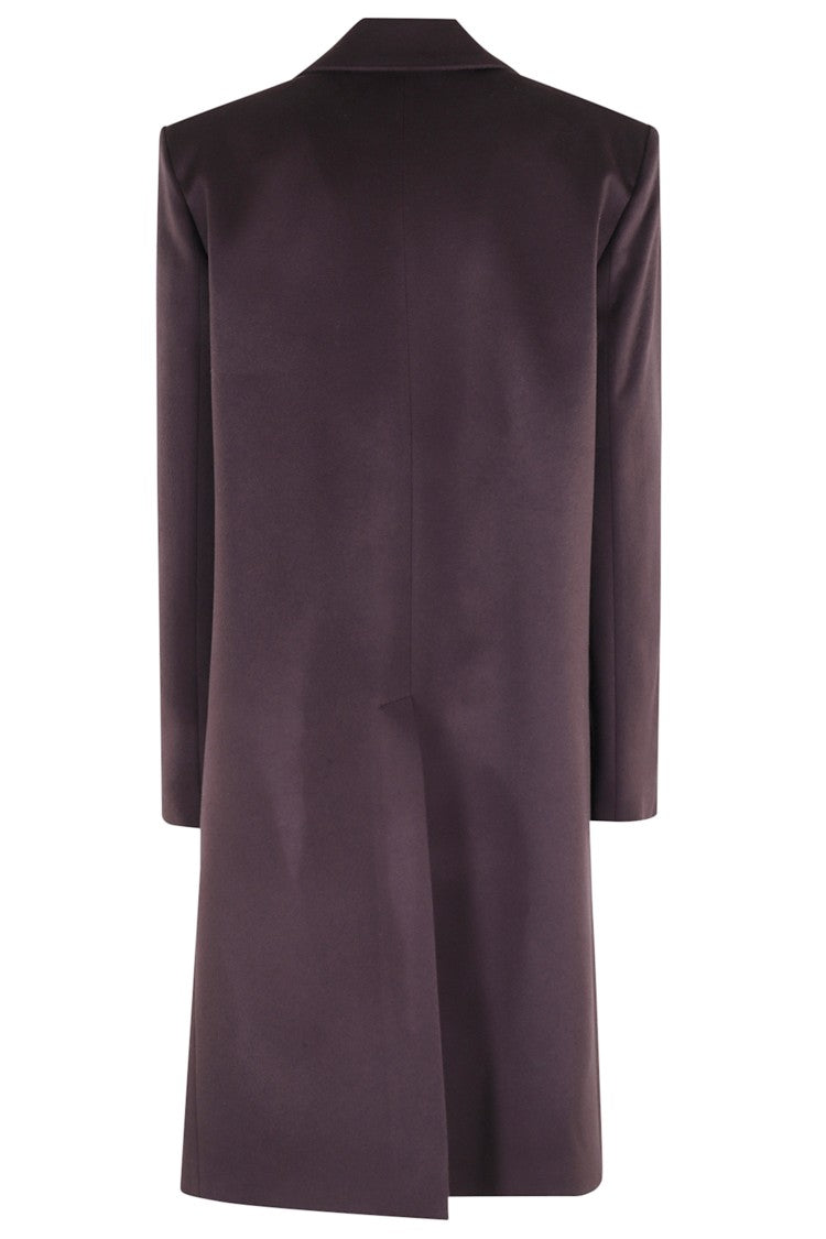 Federica Tosi Structured Eggplant Overcoat