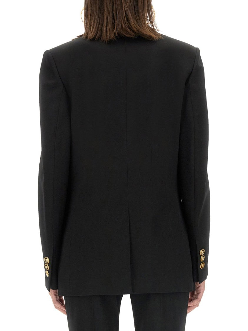 Versace Oversized Single-Breasted Blazer