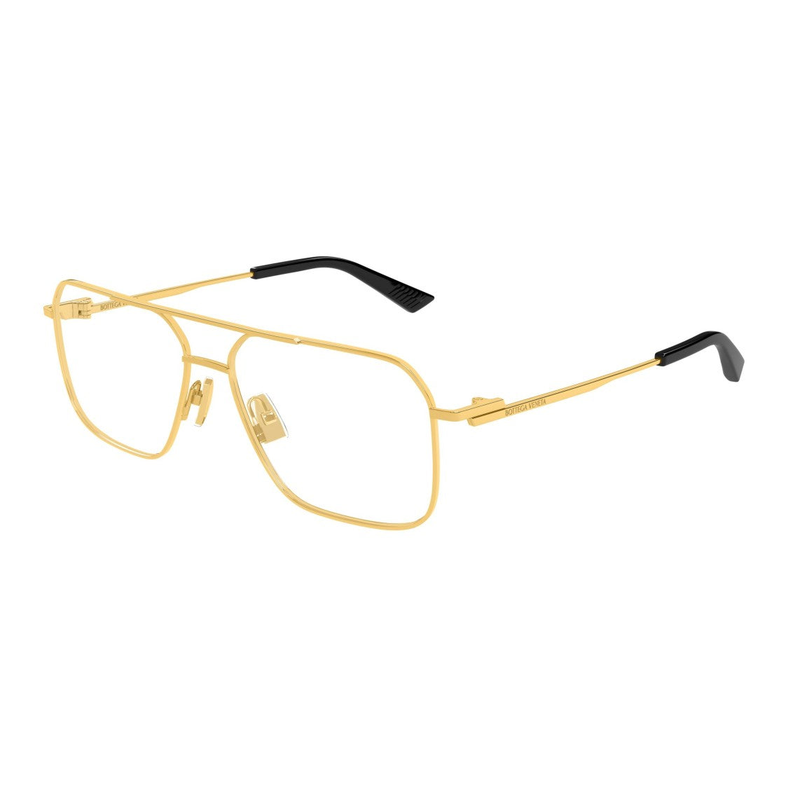 Bottega Veneta Bv1384o Gold-Finish Metal Frame Sunglasses