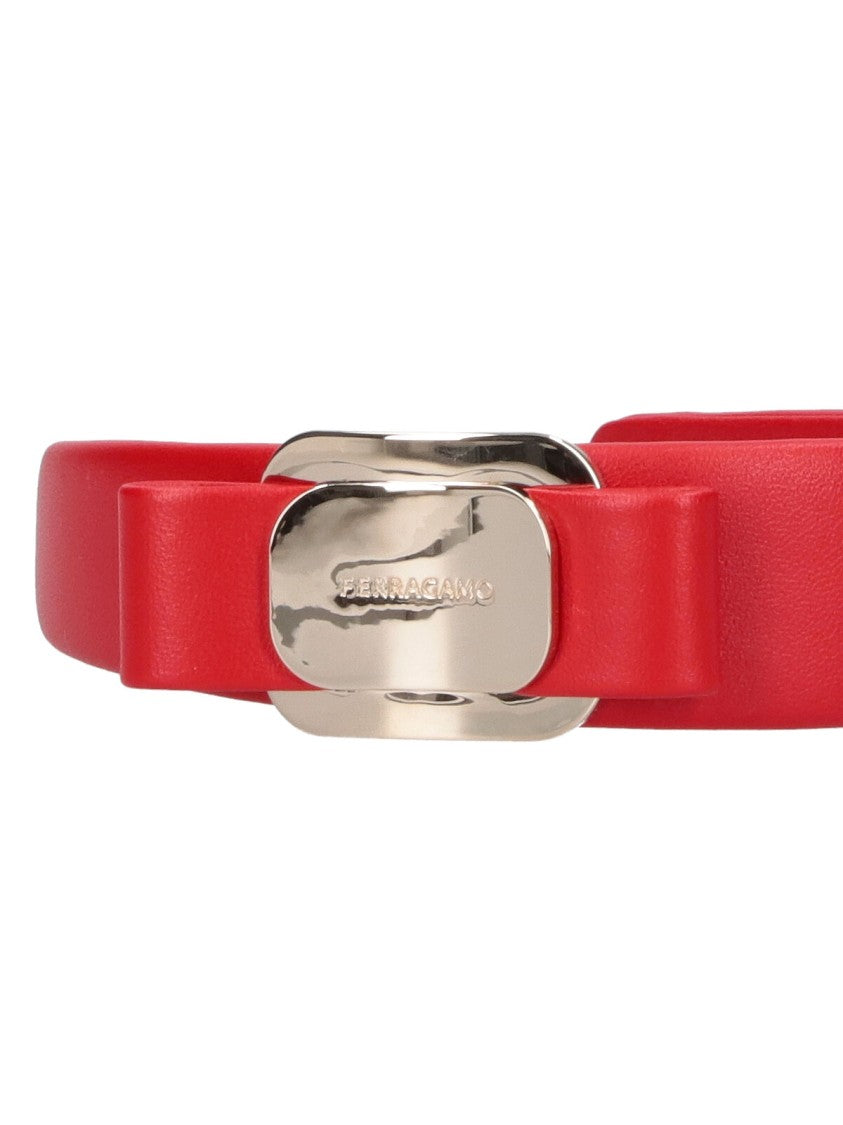 Ferragamo "Vara" Headband – Red