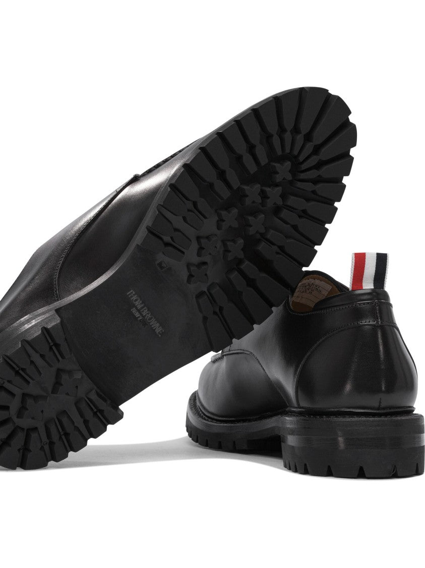 Thom Browne Polished Calf Leather Lace-Up Shoes