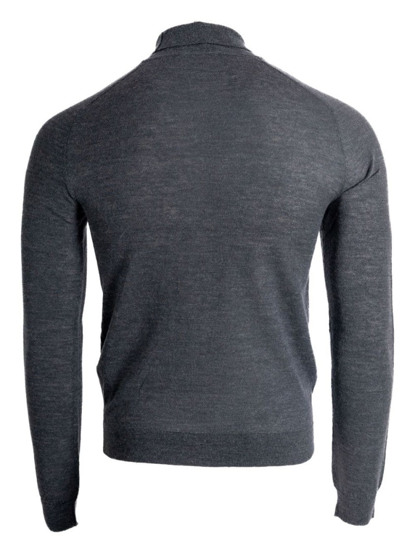 J. W. Anderson Fitted High-Neck Knitwear Sweater With Subtle Detailing