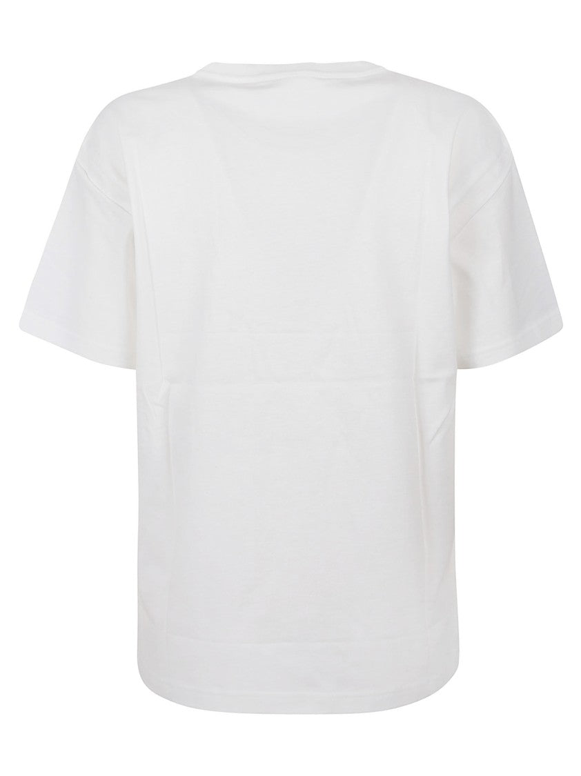 T By Alexander Wang Puff Logo Bound Cotton T-Shirt