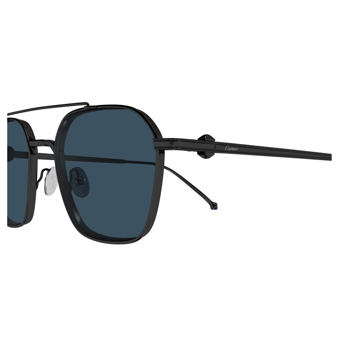 Cartier Ct0618s Rectangular Titanium Sunglasses