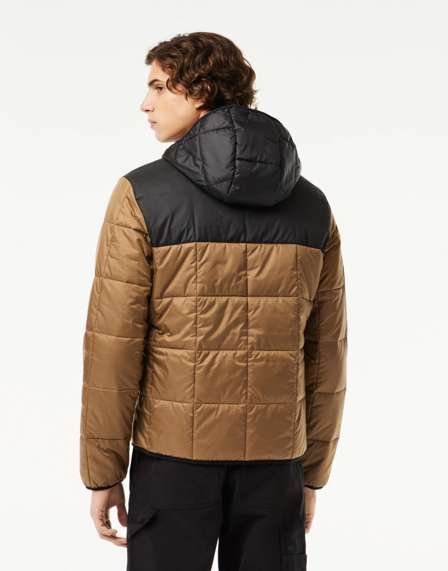 Lacoste Waterproof Colour-Block Puffer Jacket
