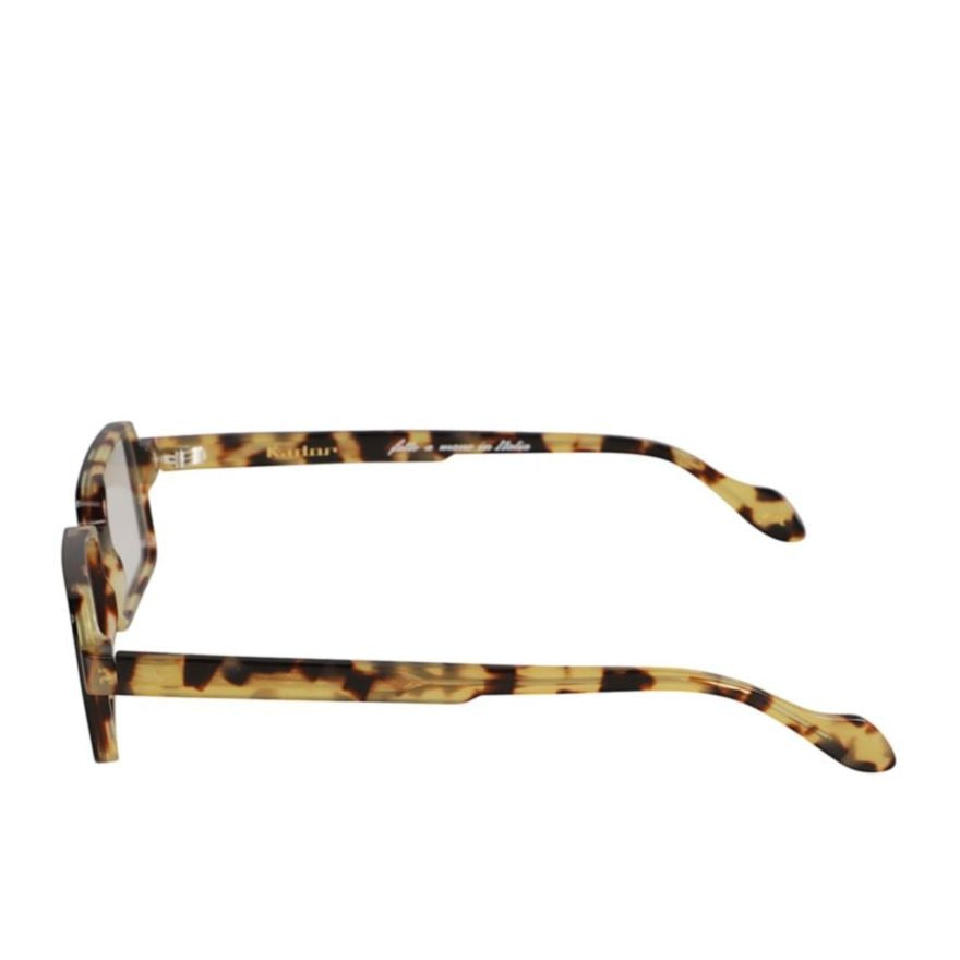 Kador Planet Light Rectangular Tortoiseshell Frame Eyeglasses With Curved Temples